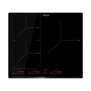 PLACA INDUCCION EDESA NEGRA 3 ZONAS EIM-6331 HT BQ B/A