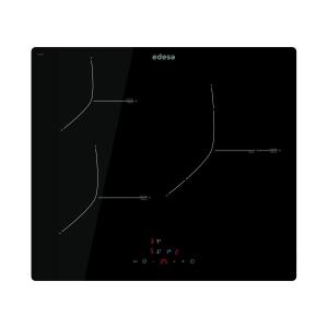 PLACA INDUCCION EDESA NEGRA 3 ZONAS EIT-6328 R/C