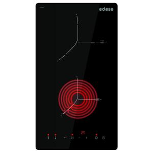 PLACA VITROCERAMICA EDESA NEGRA 2 ZONAS EVT-3220B