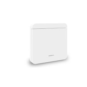 PLAQUETA INALAMBRICA 1 LLAVE 1 SWITCH BLANCA