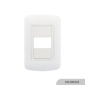 PLAQUETA MOLVENO ATENEA BLANCA 1 MODULO
