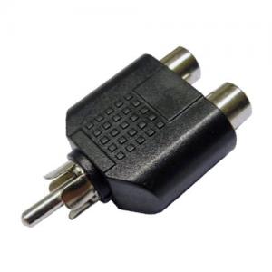 PLUG DERIVADO 1 RCA MACHO A 2 RCA HEMBRA
