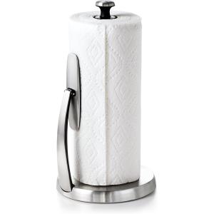 PORTA ROLLO COCINA OXO ACERO INOXIDABLE CON STOP