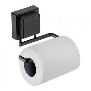 PORTA ROLLO FUTURE ACERO NEGRO MATE SOPAPA