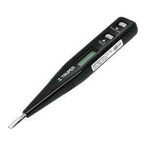 DETECTOR VOLTAJE TRUPER DIGITAL 12 A 220 VOLT.