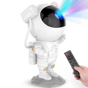 PROYECTOR LASER ASTRONAUTA CON BASE BLUETOOTH Y CONTROL