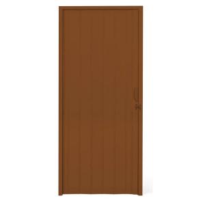 PUERTA PLEGABLE PVC 0.60 MT. MARRON REFORZADA