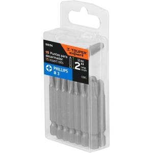 PUNTA MAGNETICA TRUPER X 5 UN. PH3 X 50 MM.