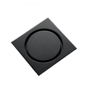 REJILLA PISO TIP TOP NEGRO MATE 10 X 10 CM.