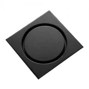 REJILLA PISO TIP TOP NEGRO MATE 15 X 15 CM.