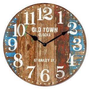 RELOJ MDF PARED AGUJA 29 CM. Ø - OLD TOWN 67 BAILEY ST.