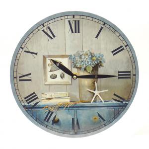 RELOJ MDF PARED AGUJA 29 CM. Ø - REPISA DE MAR