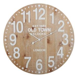 RELOJ MDF PARED AGUJA 60 CM. Ø - EST 1863 OLD TOWN LONDON