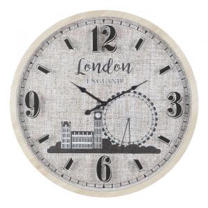 RELOJ MDF PARED AGUJA 60 CM. Ø - LONDON