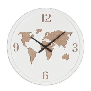 RELOJ MDF PARED AGUJA 60 CM. Ø - MAPAMUNDI