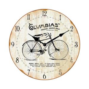 RELOJ MDF PARED AGUJA 29 CM. Ø - BICICLETA COLUMBIAS