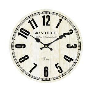 RELOJ MDF PARED AGUJA 29 CM. Ø - GRAND HOTEL MONTMARTRE