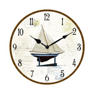 RELOJ MDF PARED AGUJA 29 CM. Ø - VELERO SELLOS