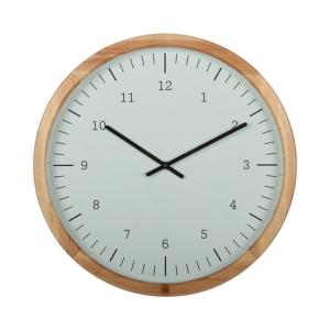 RELOJ MDF PARED AGUJA 45 CM. Ø - FONDO BLANCO CLASICO