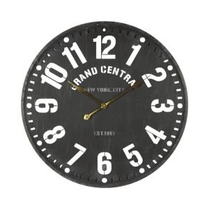 RELOJ METALICO PARED AGUJA 71.5 CM. Ø - NUMEROS BLANCOS
