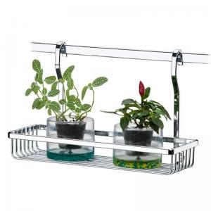 REPISA 1 ESTANTE PARA BARRA COCINA FUTURE PLANA CROMO