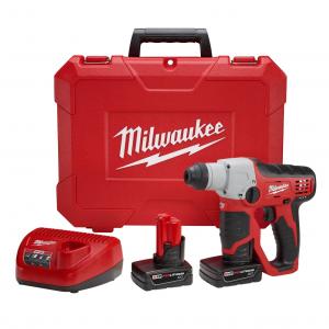 ROTOMARTILLO MILWAUKEE ENCASTRE SDS PLUS 12 VOLT 2 BATERIAS