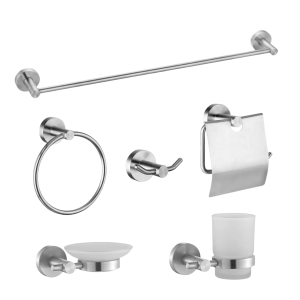 SET ACCESORIOS BAÑO FAS 6 PIEZAS CROMADO