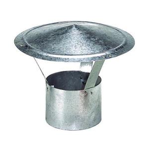 SOMBRERO GALVANIZADO ESTUFA 100 MM.