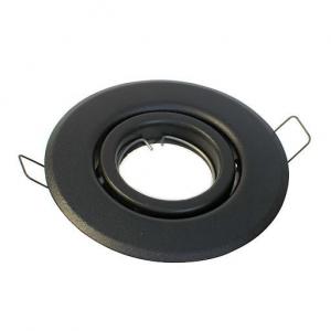 SPOT DICROICA EMBUTIDO MOVIL NEGRO