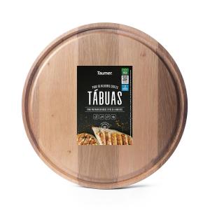 TABLA MADERA TAUMER REDONDA 34 CM. Ø X 1.7 CM. ESPESOR