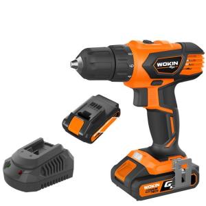 TALADRO WOKIN 20 VOLT 10 MM. - 2 BATERIAS Y CARGADOR