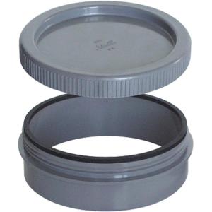 TAPA PVC 40 MM. 3.2 MM CON ROSCA