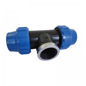 TEE ACOPLE RAPIDO COMPRESION 20 MM. X 1/2