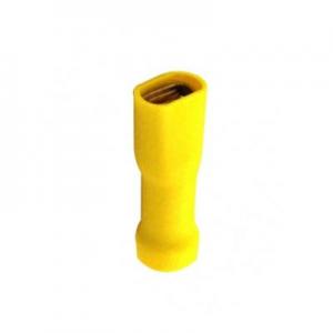 TERMINAL MAC REDONDO AISLADO HEMBRA 4 MM.