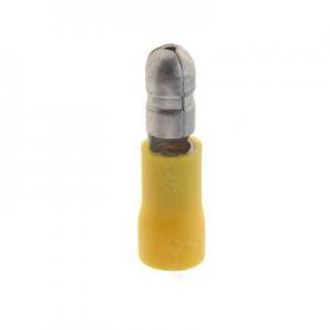 TERMINAL MAC REDONDO AISLADO MACHO 4 MM.