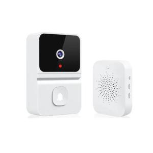 TIMBRE INALAMBRICO SMART WI-FI CON CAMARA BLANCO