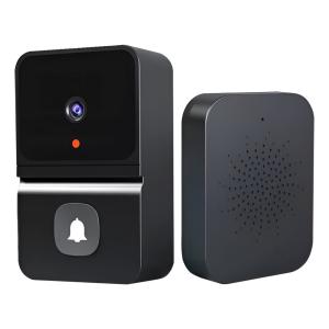 TIMBRE INALAMBRICO SMART WI-FI CON CAMARA NEGRO
