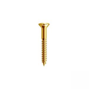 TORNILLO BRONCE CABEZA FREZADA PARA MADERA 20 X 20 MM.