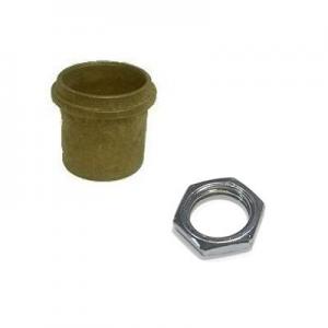 TUBO BRONCE Y TUERCA CROMADA 1.1/2