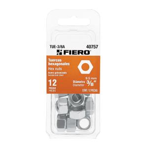 TUERCA GALVANIZADA FIERO UNC 3/8