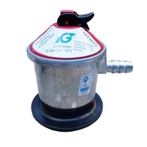 VALVULA GARRAFA 13 KG. 50 MBAR SIN MANOMETRO CALEFON