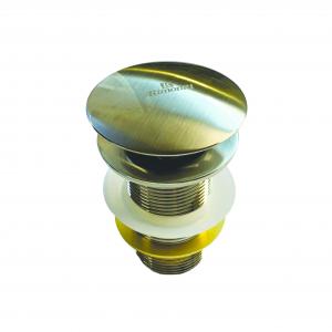 VALVULA LAVATORIO TIP TOP ACERO INOX. SATINADO 1.1/2