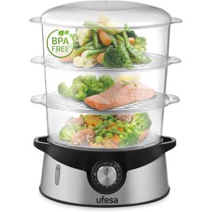 VAPORERA COCINA UFESA 3 BANDEJAS 800 WATT - CV4000