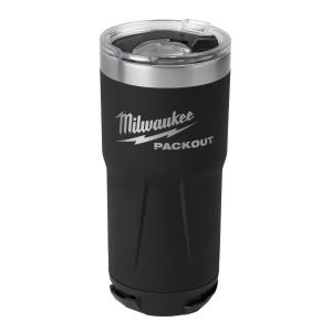 VASO TERMICO MILWAUKEE PACKOUT 0.6 LT. NEGRO